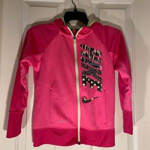 Nike Hot Pink Zip Up Hoodie Jacket